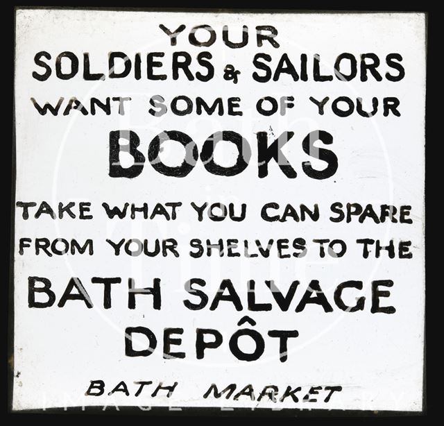 Bath Salvage Department, Bath Market c.1914?