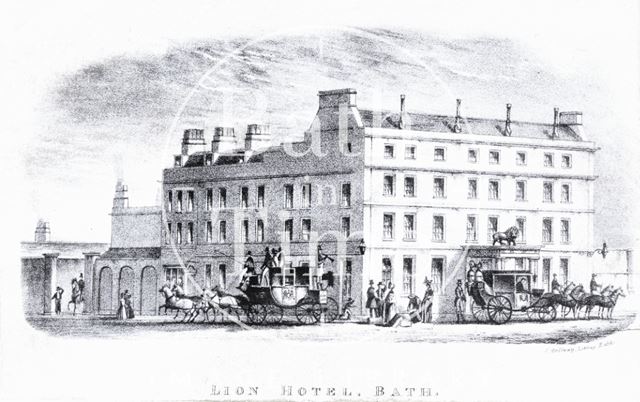 The Lion Hotel, High Street, Bath c.1840