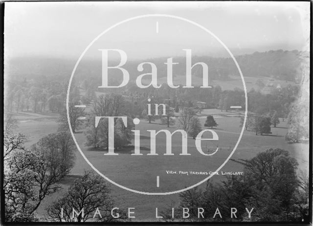 View from Heaven's Gate, Longleat, Wiltshire c.1930