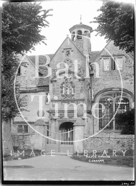 Entrance to the Alms Houses, Corsham, Wiltshire 1922