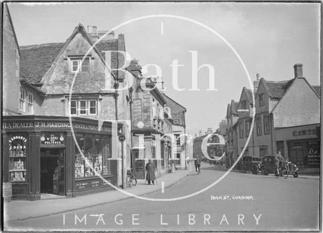 High Street, Corsham, Wiltshire c.1937