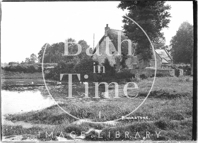 View over the village pond, Biddestone, Wiltshire 1933