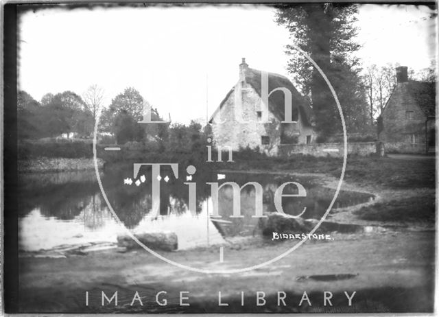 View over the village pond, Biddestone, Wiltshire 1933