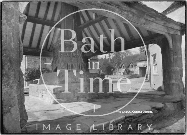 The Market Cross, Castle Combe, Wiltshire 1936