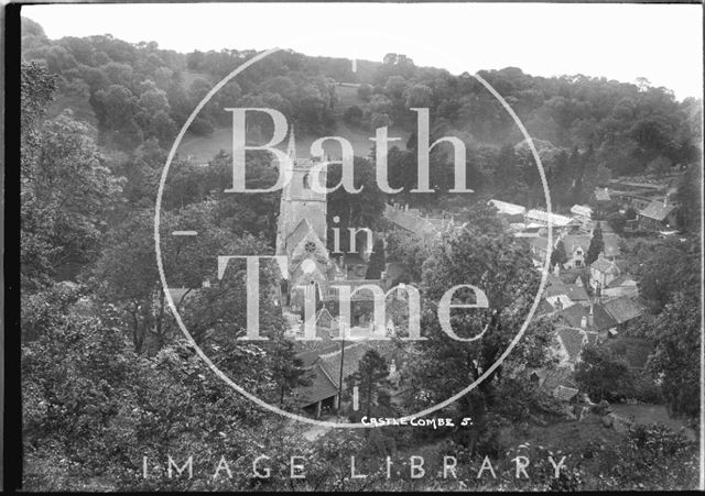 View of the church, Castle Combe, Wiltshire No. 5 c.1930