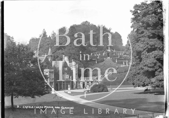 Castle Combe Manor and gardens, Wiltshire No. 2 c.1930