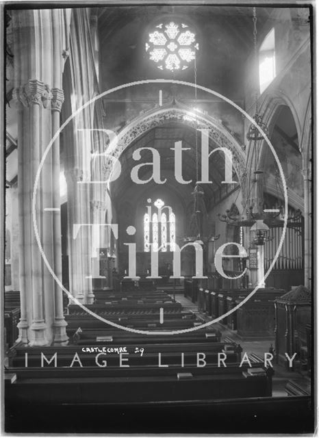 Interior of the church, Castle Combe, Wiltshire No. 29 1933