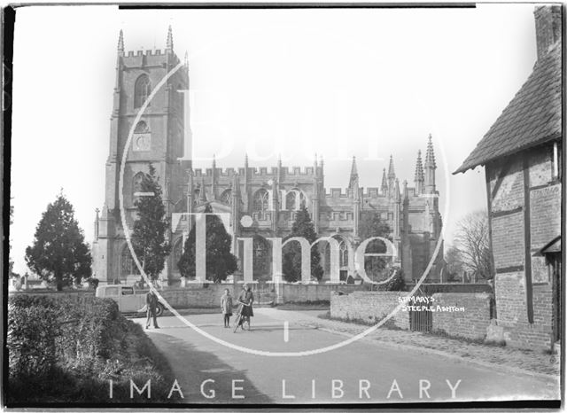 St. Mary's Church, Steeple Ashton, Wiltshire 1936