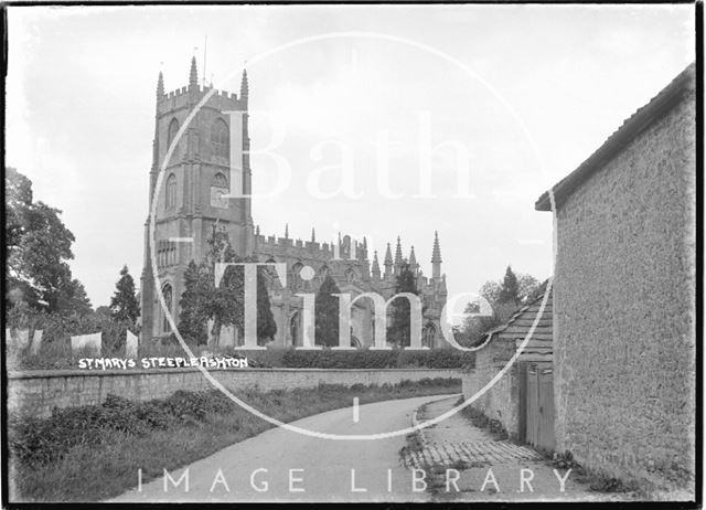 St. Mary's Church, Steeple Ashton, Wiltshire 1936