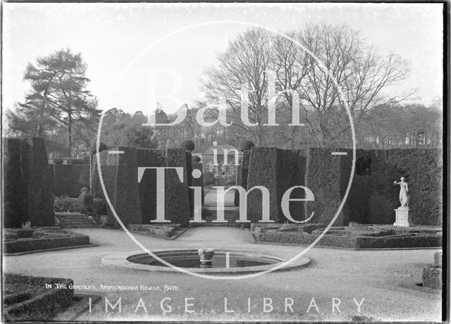 In the gardens, Ammerdown House, Kilmersdon, Somerset c.1938