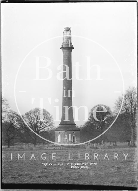 The column, Ammerdown Park, Kilmersdon, Somerset c.1938