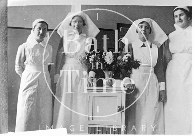 An unidentified group of nurses c.1930