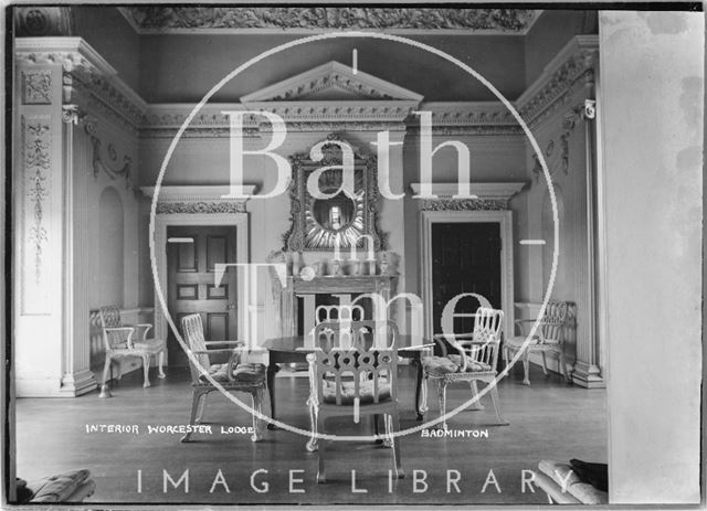 Interior, Worcester Lodge, Badminton, Gloucestershire c.1930