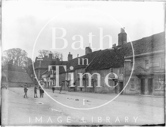 Children playing in the street in Lacock, Wiltshire 1926