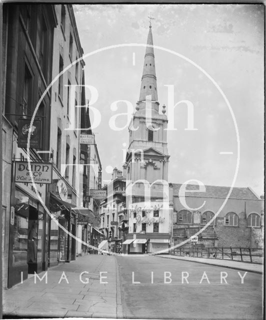 Christ Church, viewed from High Street, Bristol c.1950