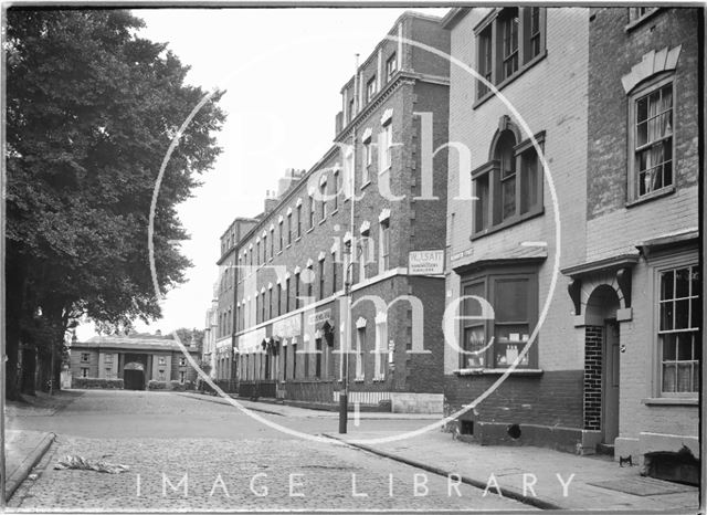 The east side, Brunswick Square, Bristol c.1950