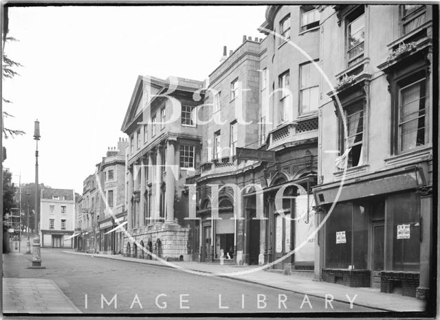 The front facing The Mall, the Clifton Hotel and Assembly Rooms. Bristol c.1950