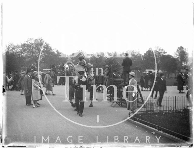 Camel rides during a trip to London 1926