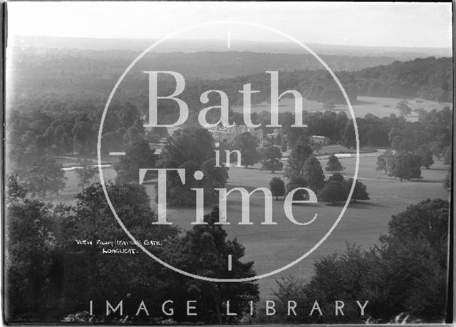 View from Heaven's Gate of Longleat House, Wiltshire 1938