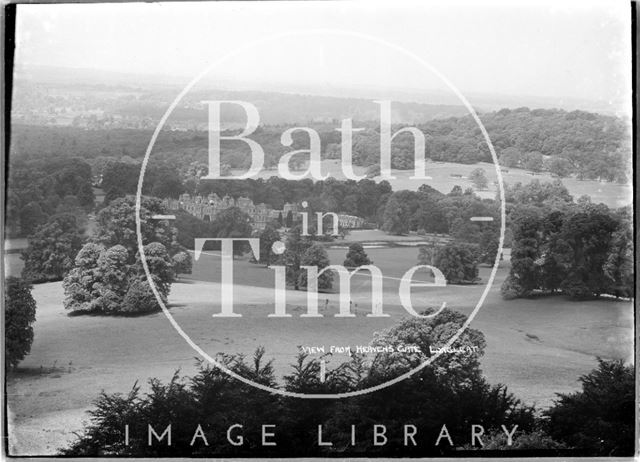 View from Heaven's Gate of Longleat House, Wiltshire 1938