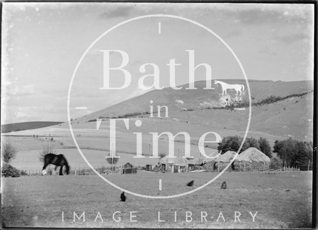 Westbury White Horse, Wiltshire c.1930