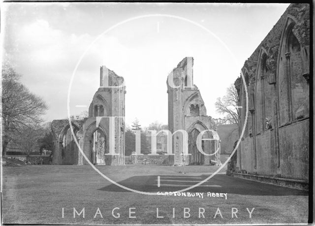 Glastonbury Abbey, Somerset c.1935