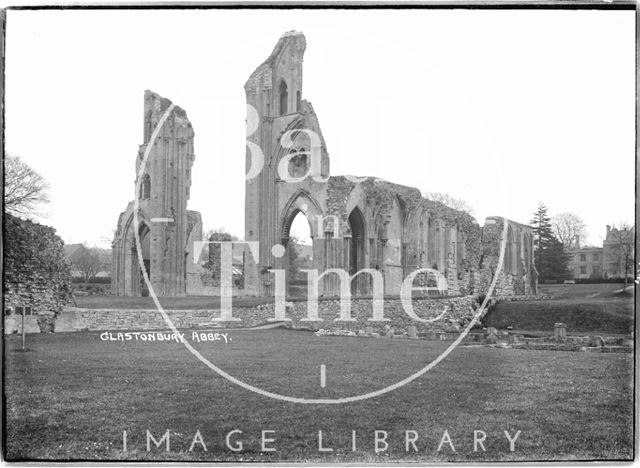 Glastonbury Abbey, Somerset c.1935