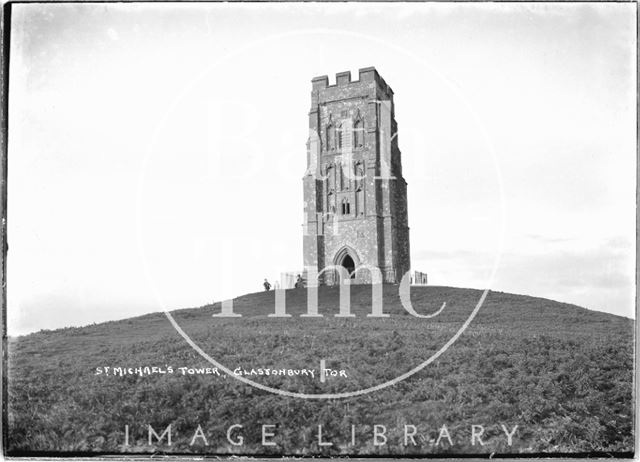 St. Michael's Tower, Glastonbury Tor, Somerset c.1934