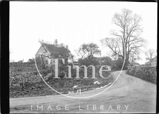 Country Lane in Atworth, Wiltshire c.1920