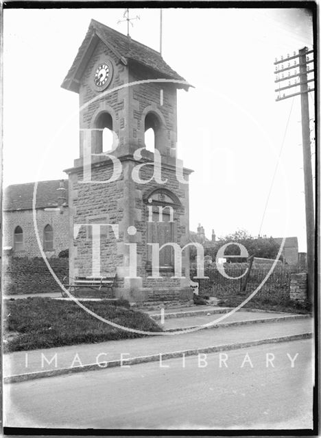 The Jubilee Clock Tower, Atworth, Wiltshire c.1920