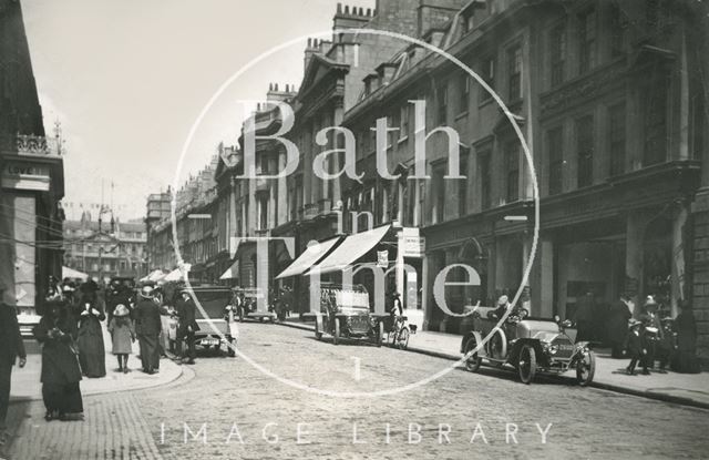 View up Milsom Street, Bath c.1920