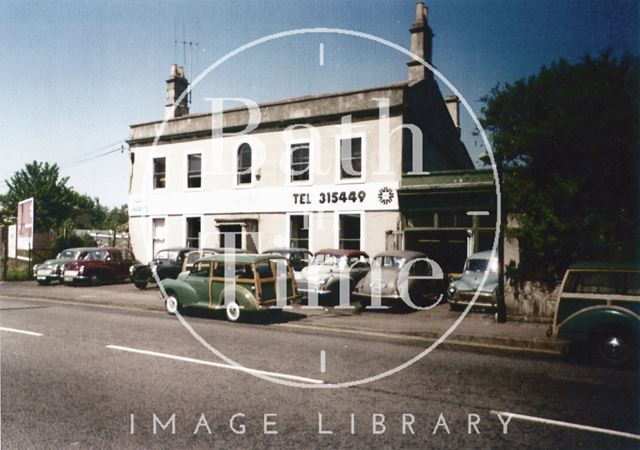 The original site of Charlie Ware's Morris Minor Centre, Lower Bristol Road, Bath c.1985