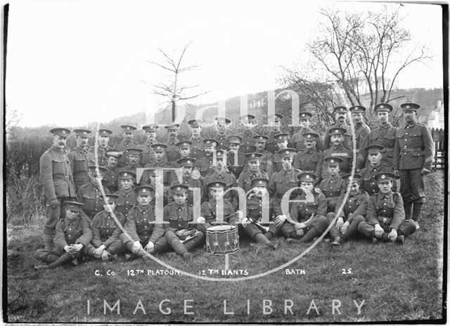 C. Co. 12 Platoon 12th Hants, Bath No. 12 1915