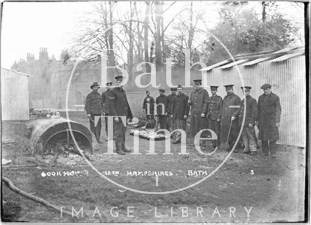 Cookhouse, 12th Hants, opposite Sydney Buildings, Bathwick Hill, Bath No. 3 1915