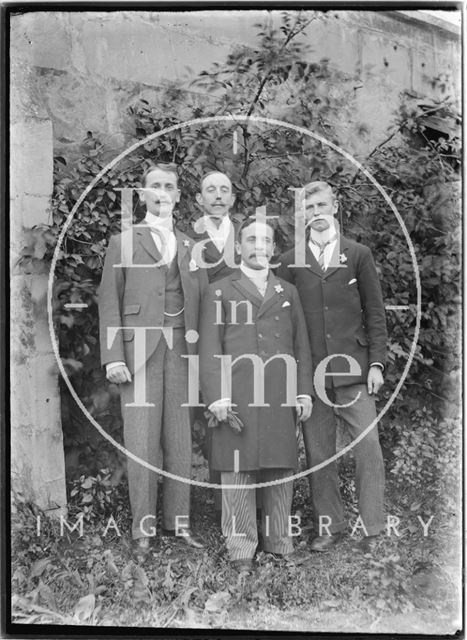 Four very smartly dressed men c.1910