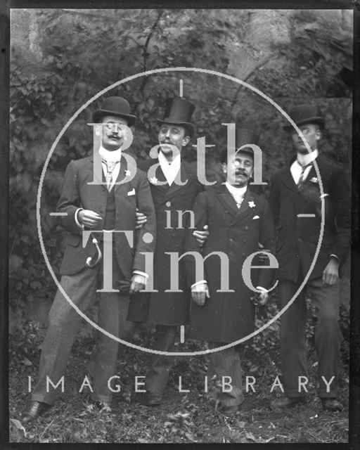 Four very smartly dressed men c.1910