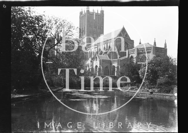 Wells Cathedral, Somerset c.1900