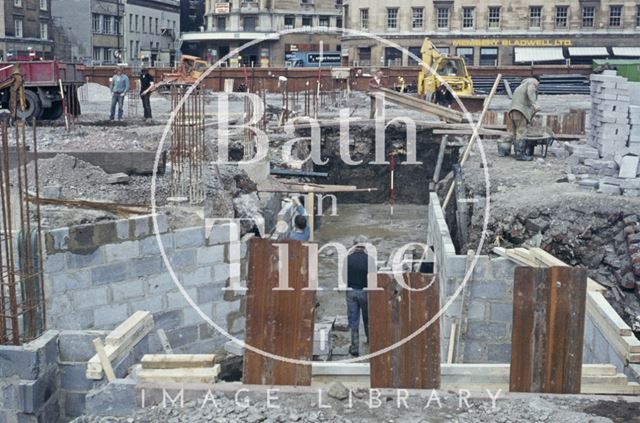 Southgate rebuilding, Bath 1972