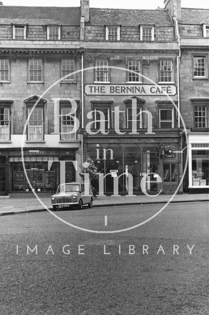 The Bernina Cafe, Old Bond Street, Bath 1966