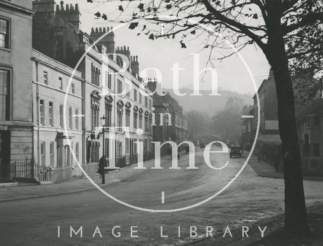 Bathwick Street from Rochfort Place, Bath 1941