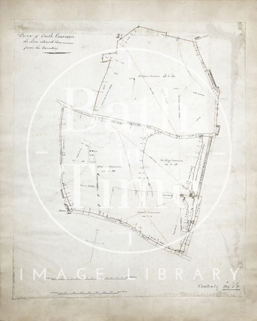 Plan of Bath Common c.1800?