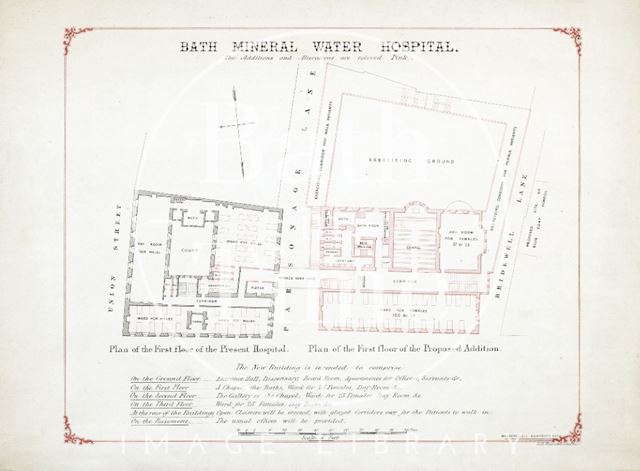 Bath Mineral Water Hospital - extension (copy of #57) 1858?