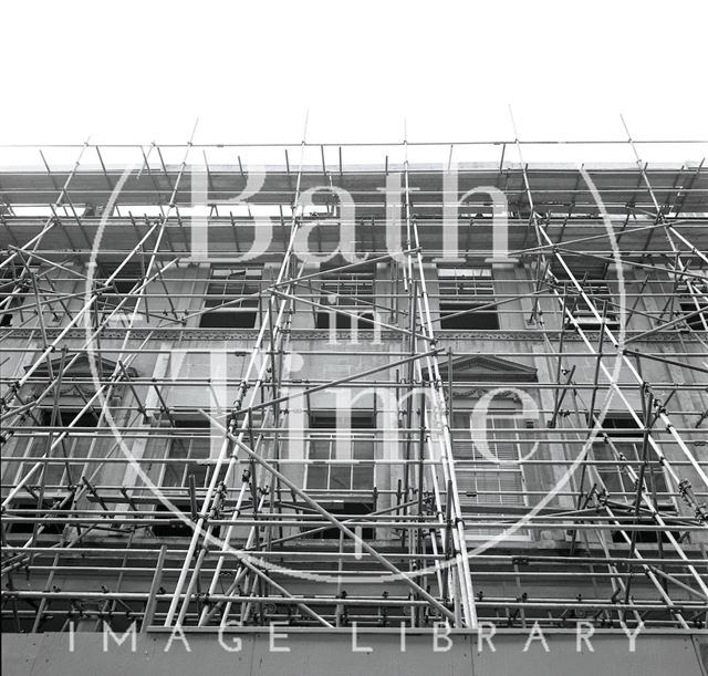 Protecting the northern facade of Bath Street, Bath 1986