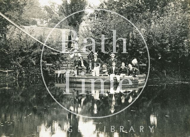 A group of gentlemen, Warleigh Ferry c.1892