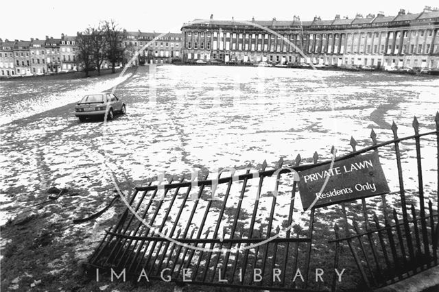 Drama at Royal Crescent, Bath 1996