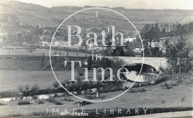 View of Batheaston and Northend from Bathford c.1910