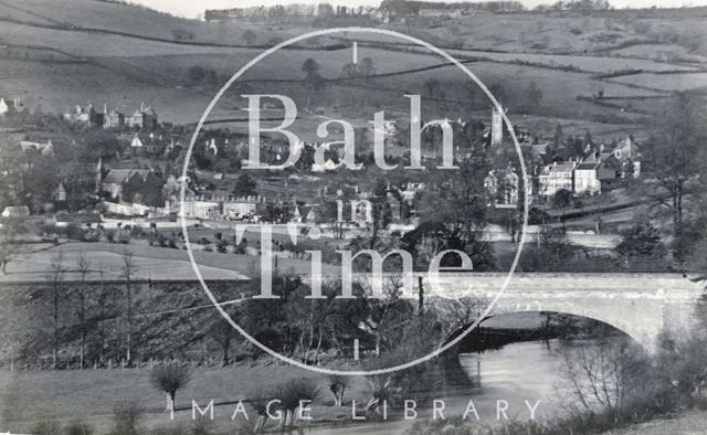 View of Batheaston and Northend from Bathford c.1910