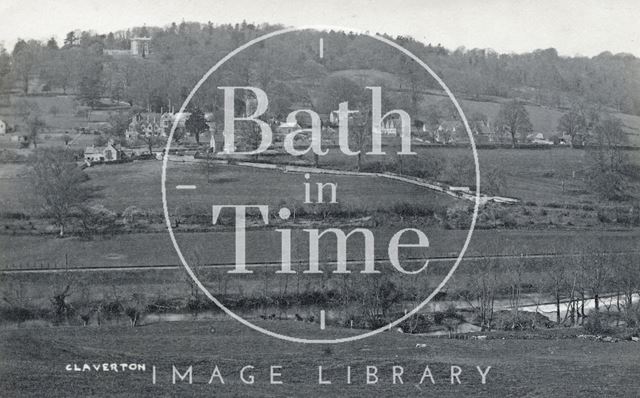 View of Claverton across the Kennet and Avon Canal c.1910