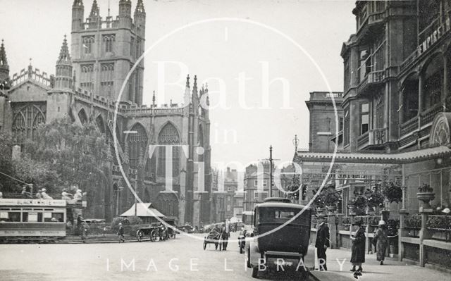 A busy Orange Grove, Bath c.1910