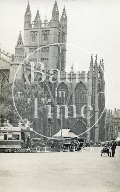 A busy Orange Grove, Bath c.1910